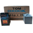 TOM Cococha Wasserpfeifenkohle BLAU, 25 x 25 x 25 mm, 1 kg