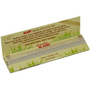 RAW Organic Hemp King Size Slim 50 Hefte je 32 Blatt