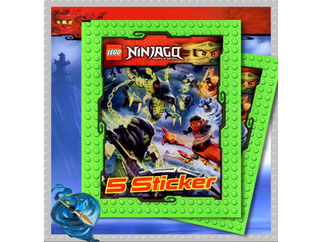 LEGO Ninjago Sammelsticker 50er Display