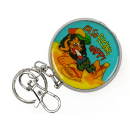 Pocket Ashtray "Hanf" with key chain, 4,8 cm, 12p display