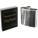 Flachmann "Metall" 7oz Silver