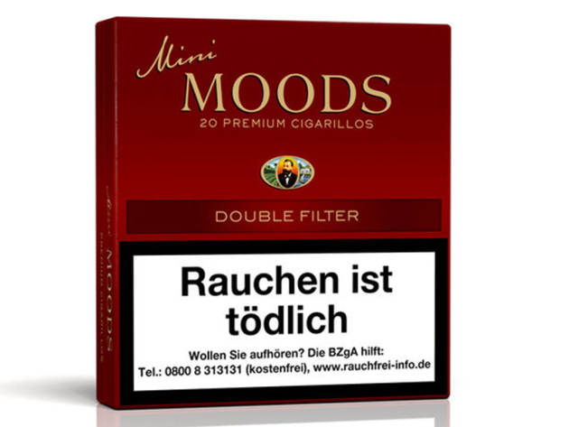 Dannemann Mini Moods Double Filter / 20er Packung
