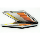 Cigarette Case display 12x "Design-Gemischt"  with rubber band, capacity: 20 cigs.
