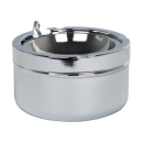 Kippaschenbecher "Chrom" 6 x 11 cm