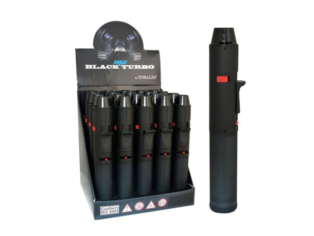 Stabfeuerzeuge Turbo "M3 Black", 20er Display